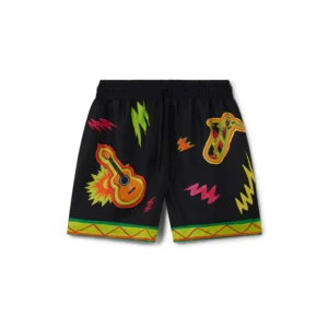 Casablanca Music For The People Silk Shorts